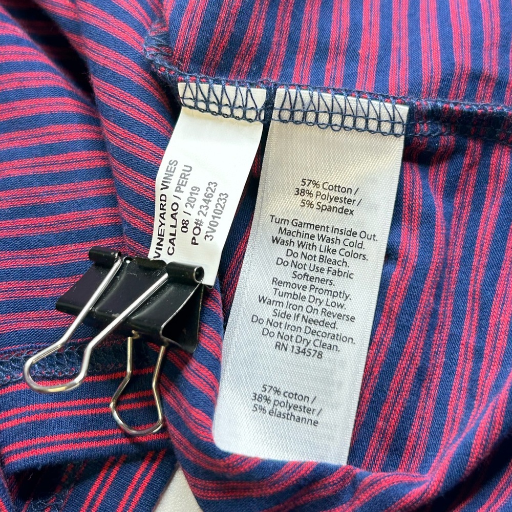 Vineyard Vines NWT Edgartown Jersey Hooded Polo Shirt Boys XL Stripes Preppy $42 - Picture 11 of 12